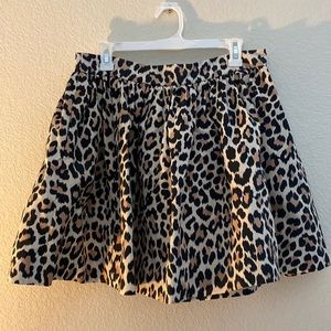 Kate Spade Leopard Print Skirt